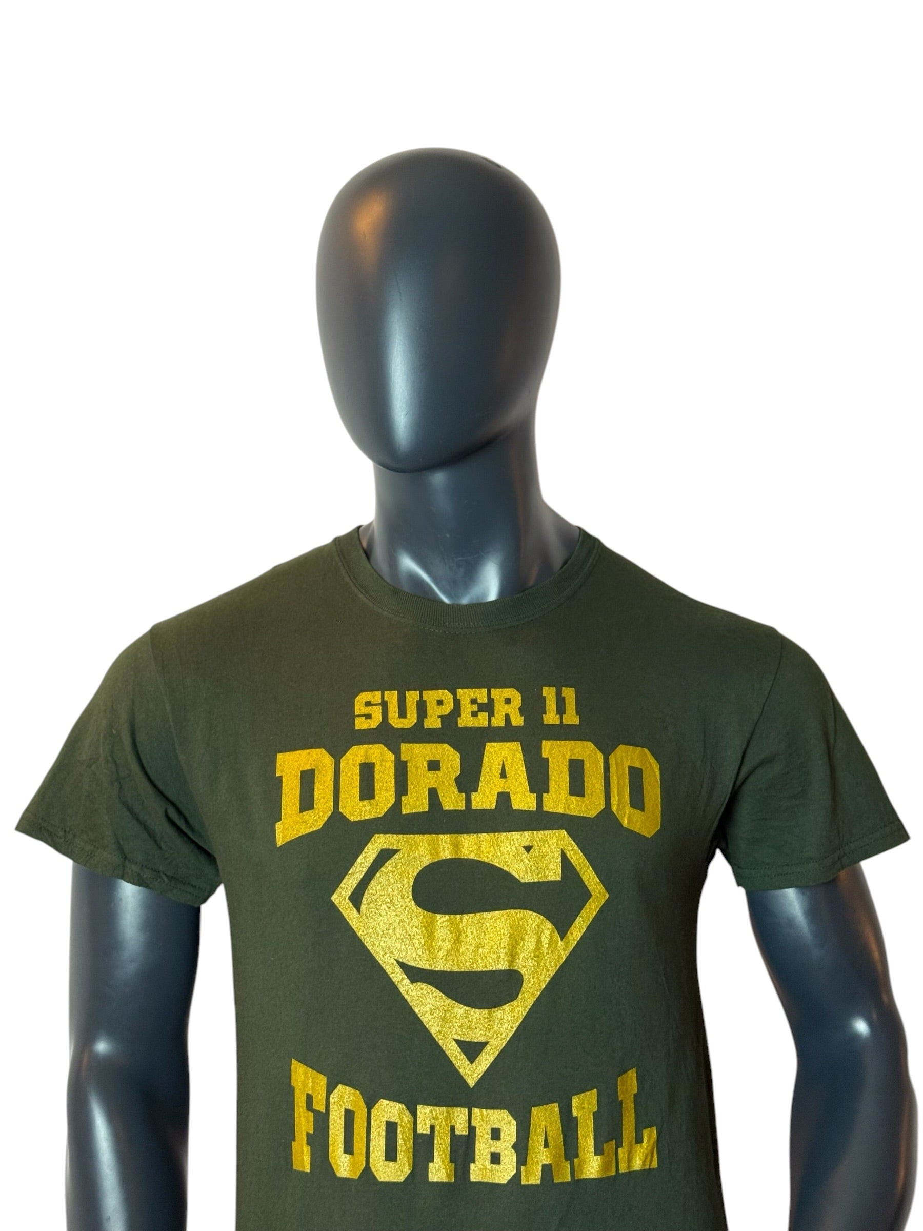 Vintage Dorado Football T Shirt Green Yellow